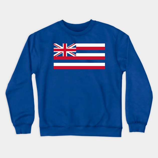 Hawaii State Flag Crewneck Sweatshirt by Historia